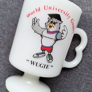 1983 World University Games " Wugie " Mug held in Edmonton - Mint, Never used